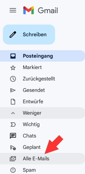 Gmail Alle Mails anzeigen