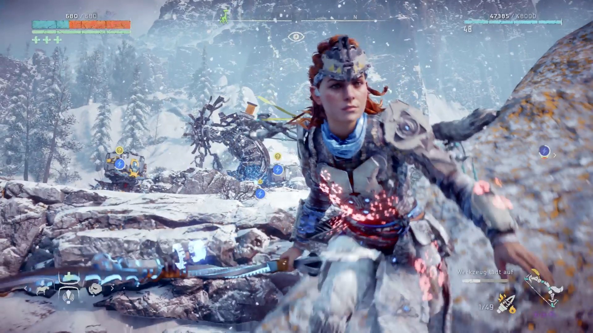 Horizon zero dawn кузня зимы восстановите бирюзу схема