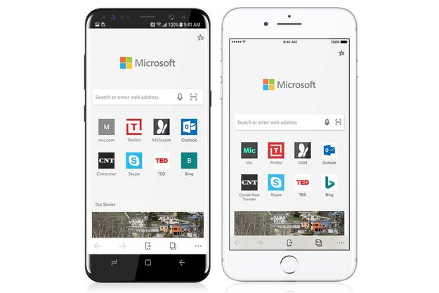 Microsoft Edge: Neuer Smartphone-Browser sagt Chrome und Safari den Kampf an