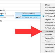 Windows: Festplatte formatieren (bebilderte Anleitung)