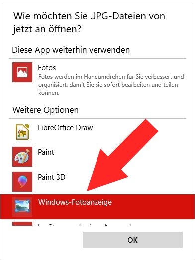 Windows-Fotoanzeige in Windows 10 Eigenschaften 04