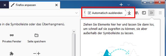 Entfernt das Häkchen, um den Download-Button immer anzuzeigen