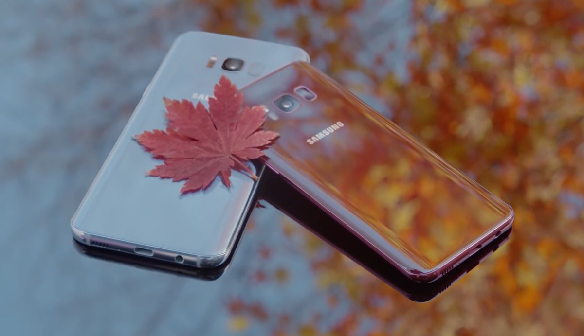 Samsung Galaxy S8 In Burgunderrot Diese Farbe Lasst Unser Herz Dahinschmelzen