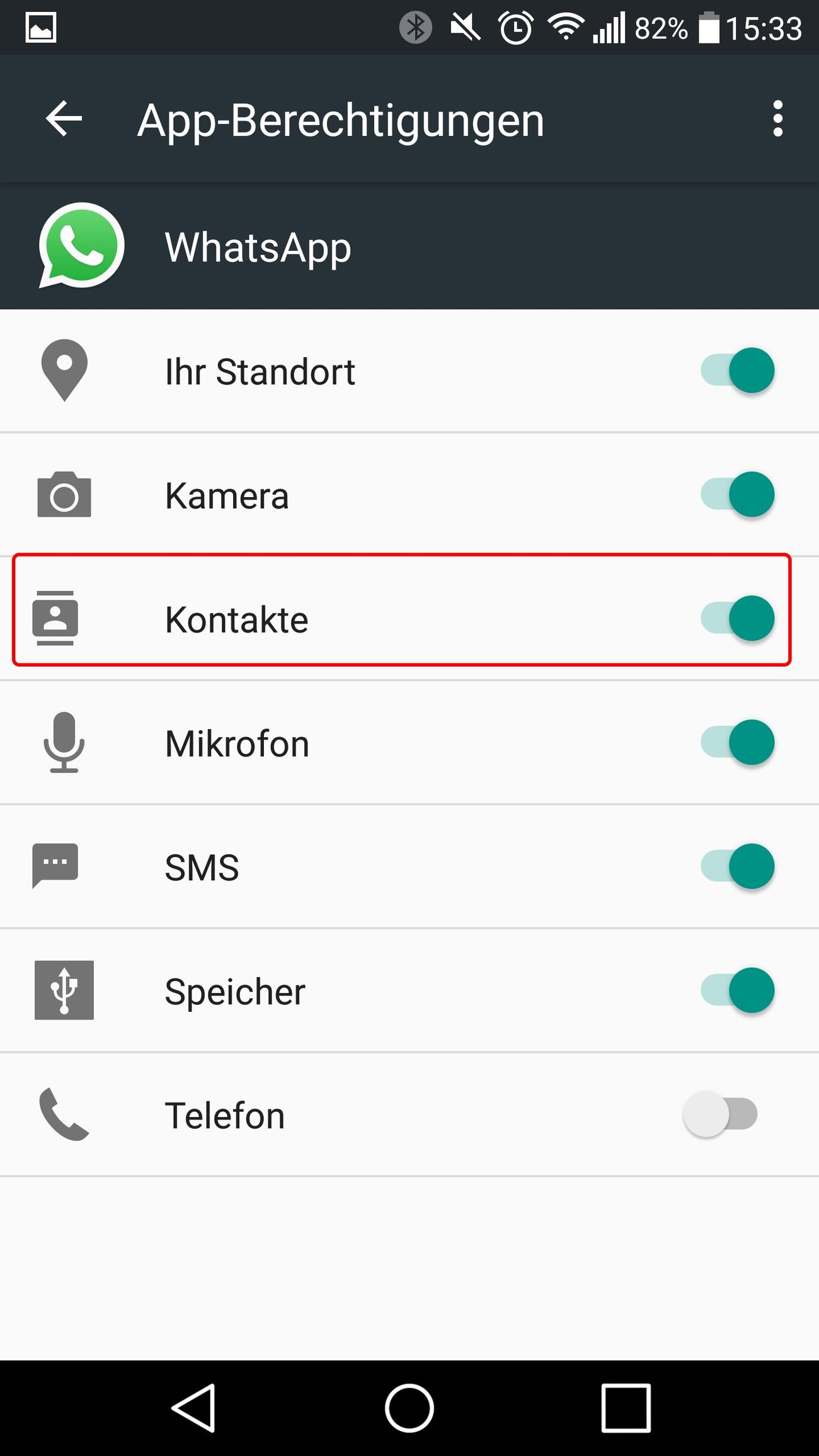WhatsApp Zugriff auf Kontakte erlauben und verhindern so klappts