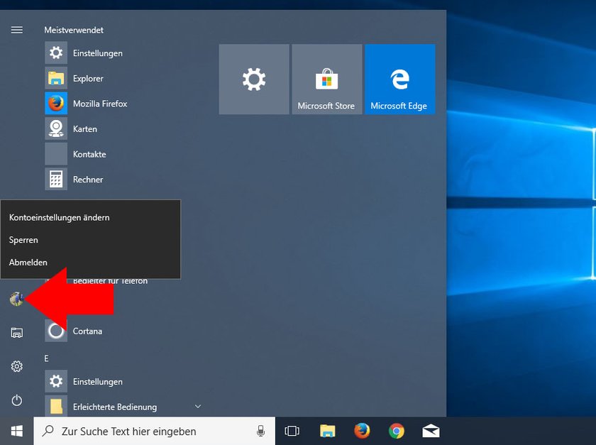 windows 10 benutzer abmelden wechseln