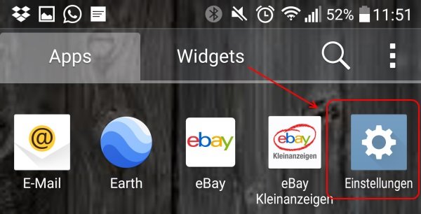 einstellungen-app