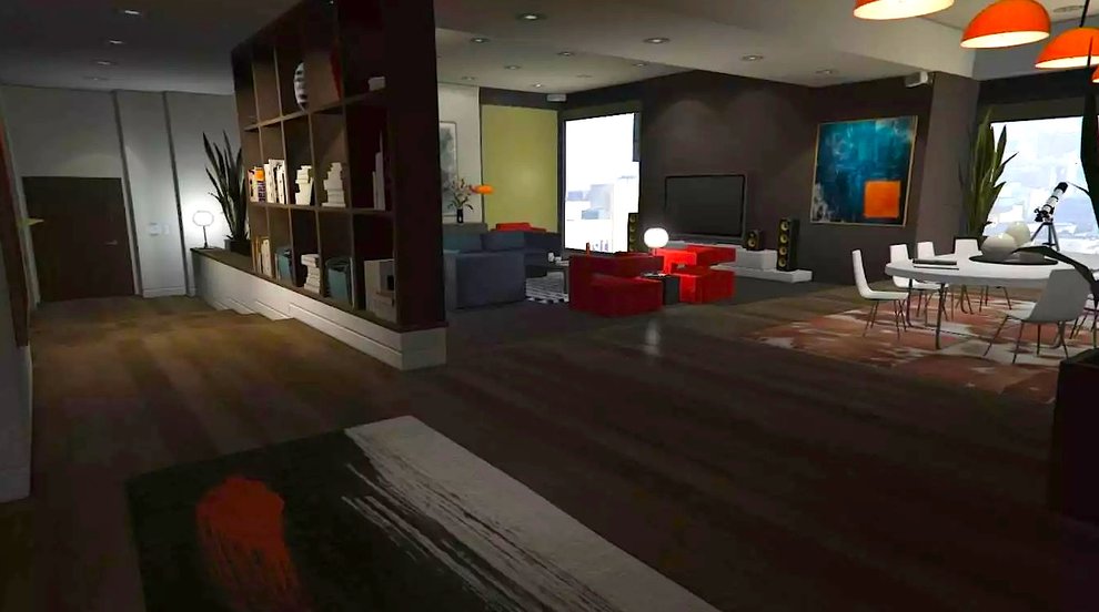 Herzlich willkommen im teuersten Apartment in GTA Online: Apartment 31 in den Eclipse Towers. (Es ist noch größer, als es aussieht.)