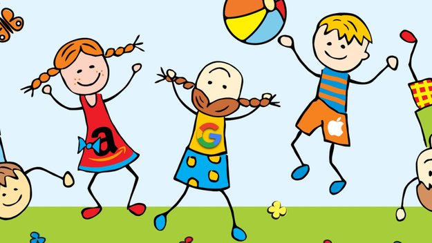 Die Kindergartenspiele von Amazon, Google und Apple: Was hat der Kunde davon?