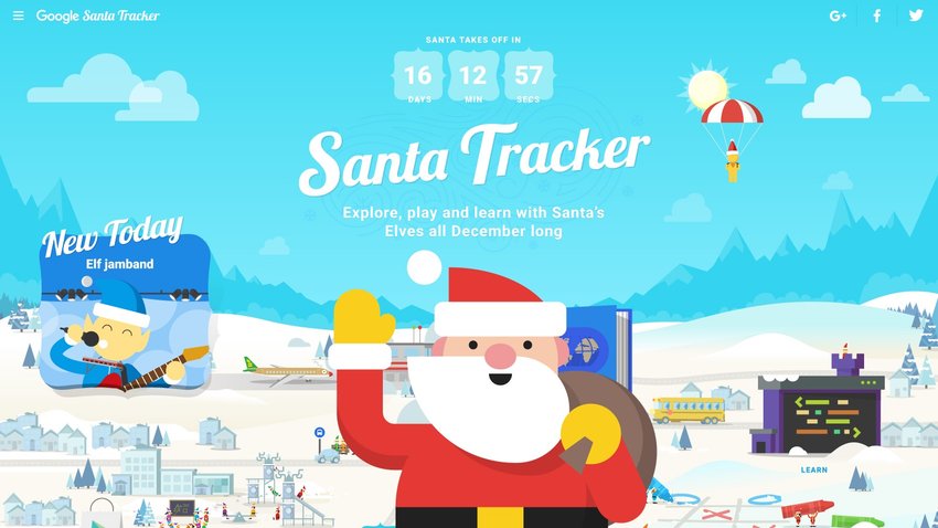 santa-tracker-2018-google-Weihnachten