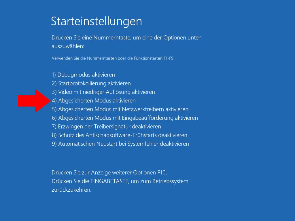 Windows 10 Abgesicherter Modus Starten Beenden So Geht S