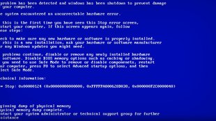Lösung: Bluescreen-Fehler 0x00000124 (Windows)