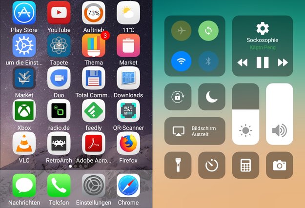 iOS 11 Launcher: Android-Handy als iPhone „verkleiden“