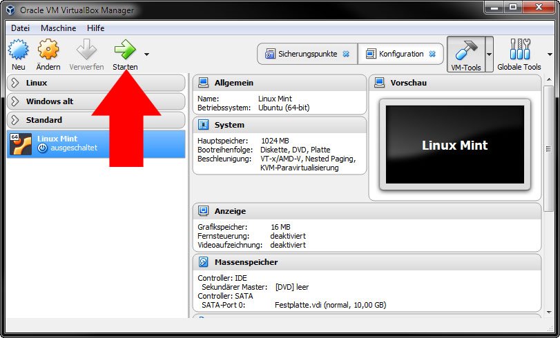 Linux Mint In Virtualbox Installieren So Geht S