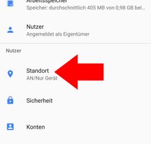 GPS deaktivieren und aktivieren (Android)