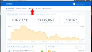 Coinbase: Geld auszahlen lassen – so gehts