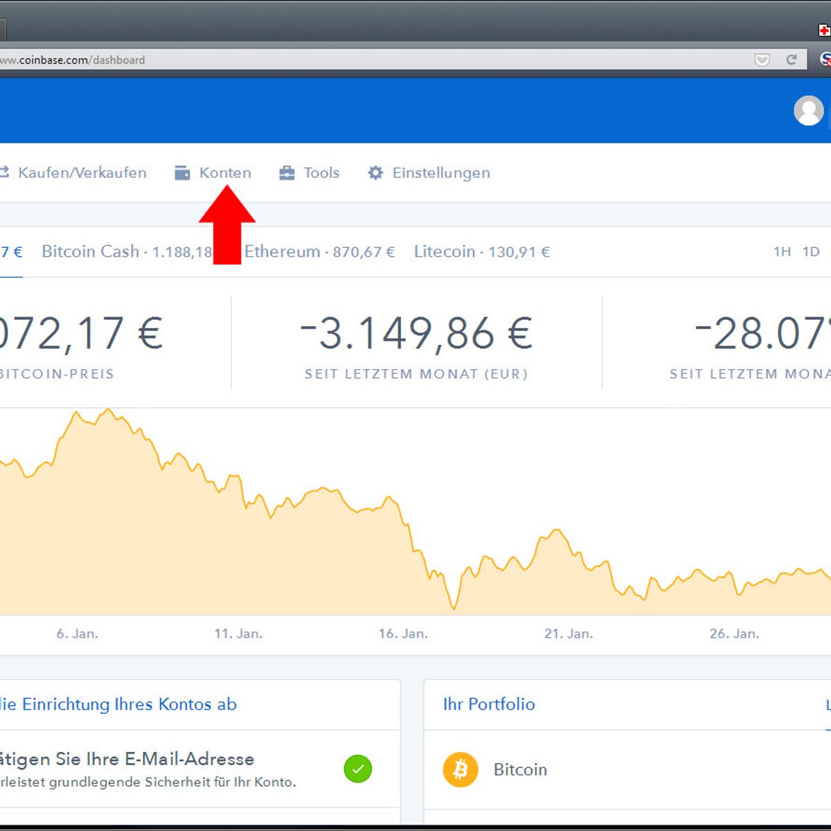 Was kostet die Auszahlung bei Coinbase?