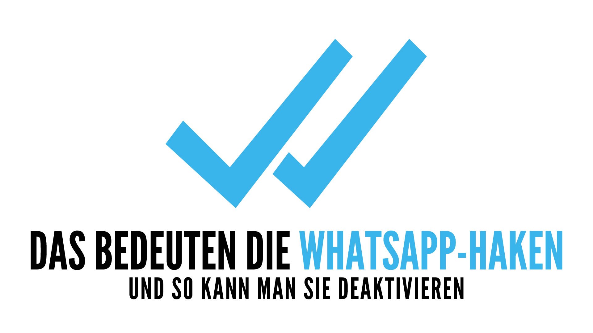 Whatsapp Nur Ein Haken