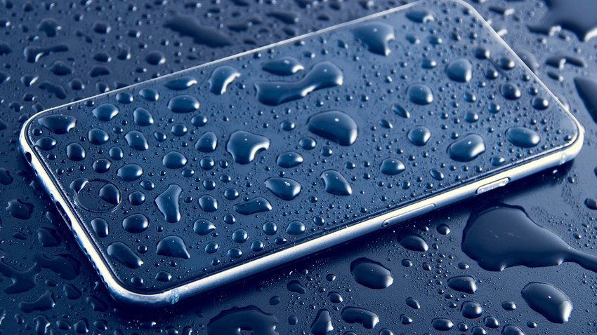 iPhone,Wasser,Tropfen,Regen,Smartphpne
