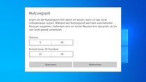 Windows 10/11: Nutzungszeit einstellen – so geht's