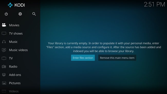 Kodi-erster-start