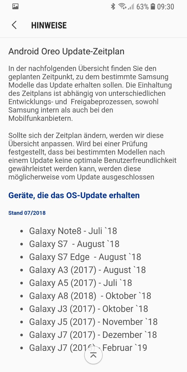 samsung android 8