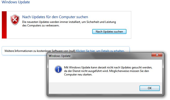 Losung Mit Windows Update Kann Derzeit Nicht Nach Updates Gesucht - 