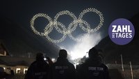 Olympische Winterspiele: Rekord mit 1.218 Drohnen – Zahl des Tages