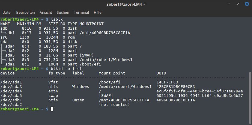 Linux: Festplatten & Partitionen anzeigen – so geht's