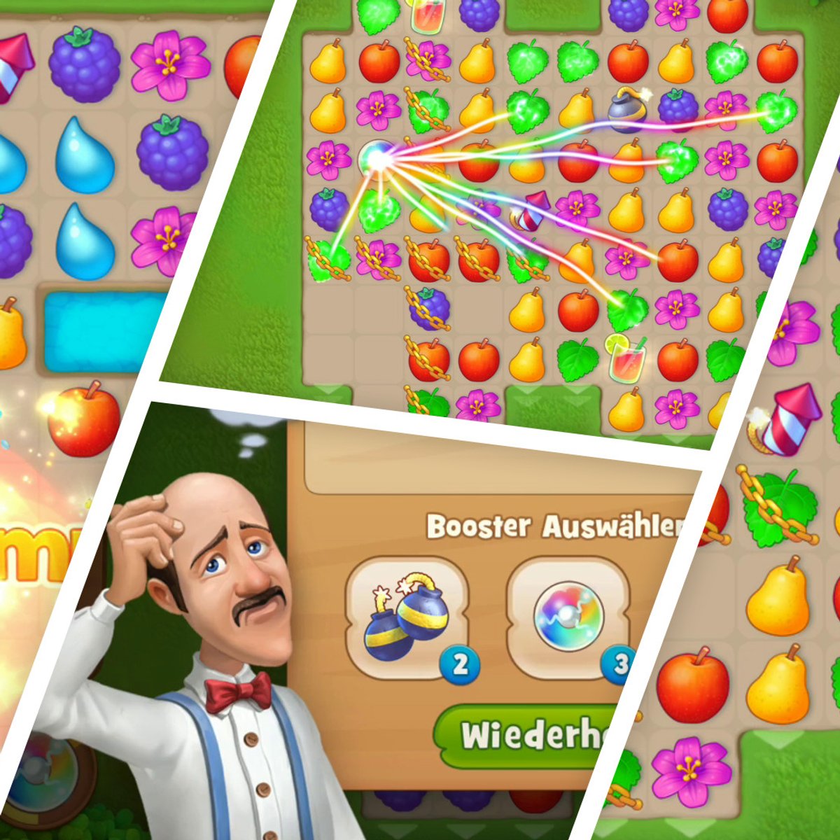 Gardenscapes: Level 25, 75, 77 und weitere Lösungen für andere Level