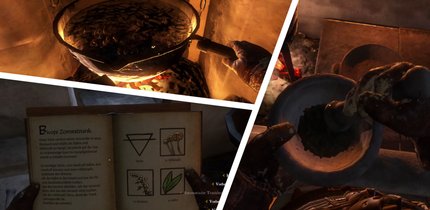 Kingdom Come Deliverance: Rezepte für alle Tränke - Herstellung im Video