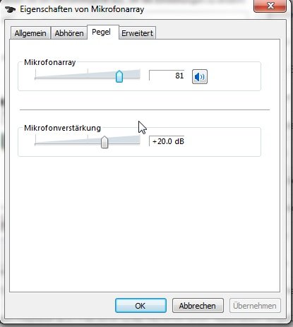 mikrofon-einstellungen