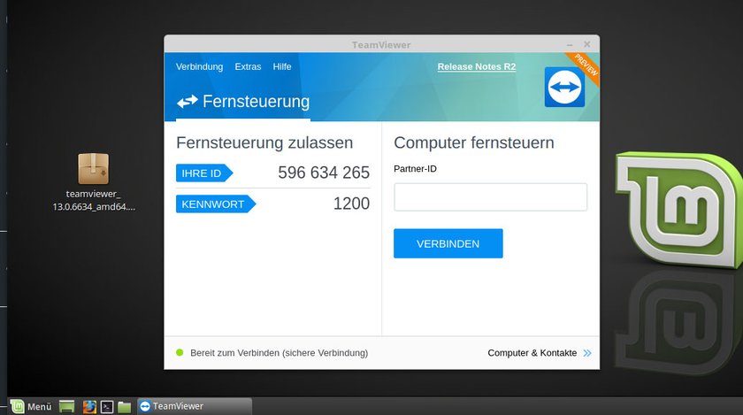 TeamViewer funktioniert auch in Linux