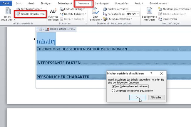 word-inhaltsverzeichnis-aktualisieren