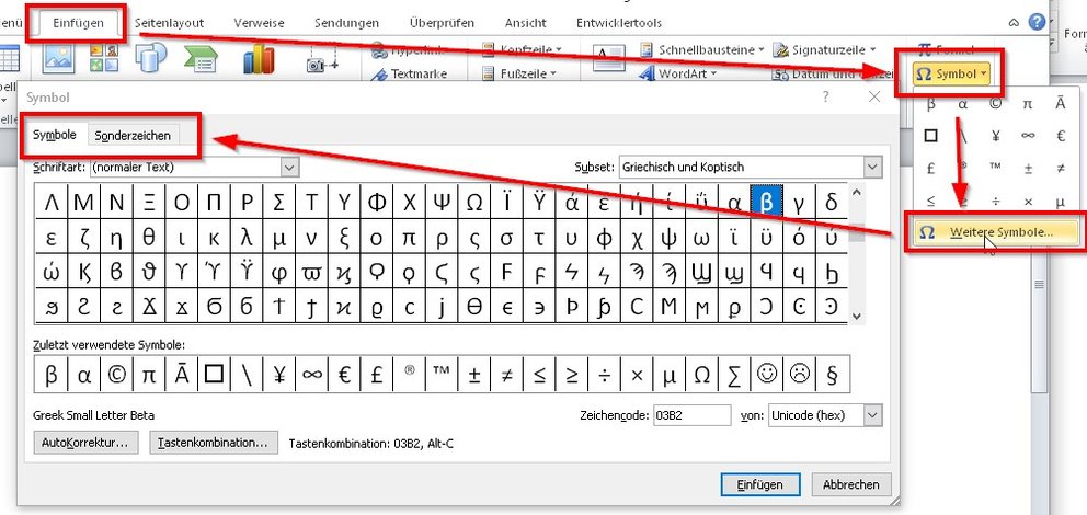 How To Insert Omega Symbol In Word