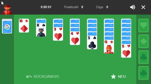 Google Suche Solitaire