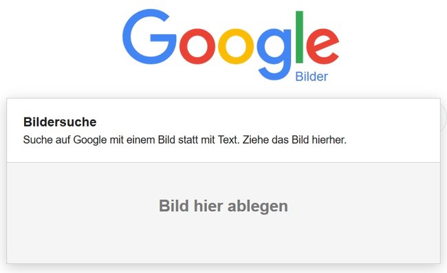 Google Bilder-Rückwärtssuche per Drag & Drop