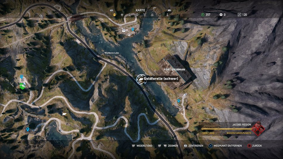 Far Cry 5: Alle Tiere und Fische - Fundorte auf der Karte