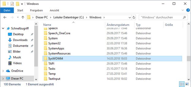 Was ist der SysWOW64-Ordner in Windows?