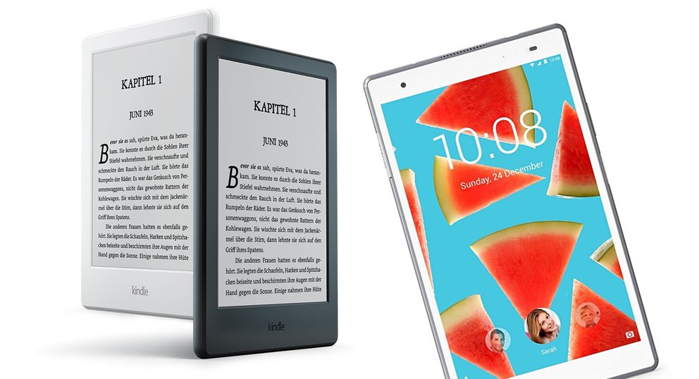 Angebote bei Amazon: 20 Euro Rabatt auf Kindle, Lenovo-Tablets, Echo-Aktion und mehr