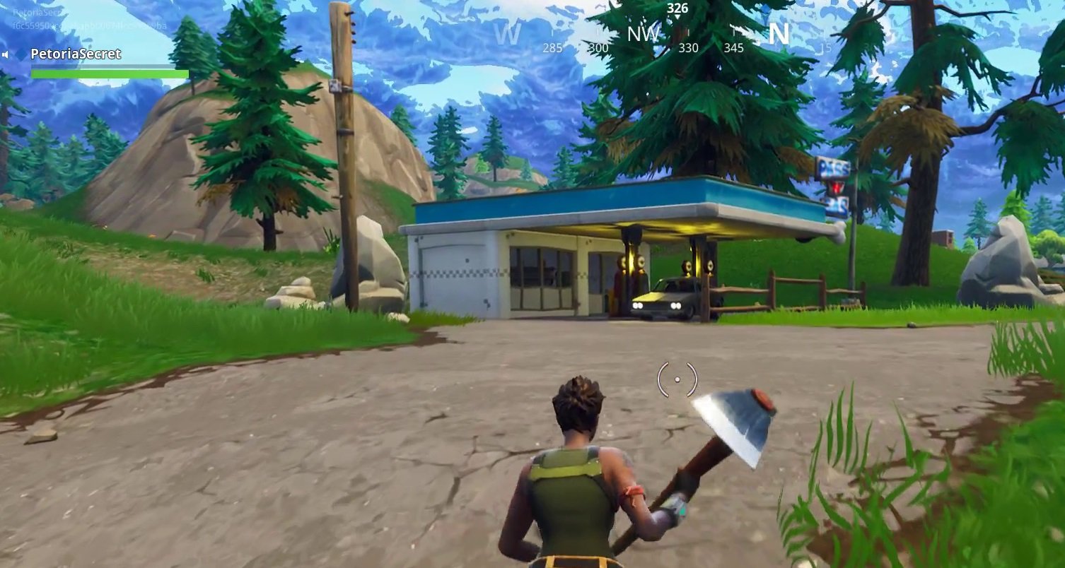 Fortnite Br Besucht 3 Verschiedene Tankstellen Video Und Karte - 