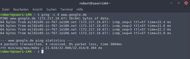 Linux: Ping-Befehl