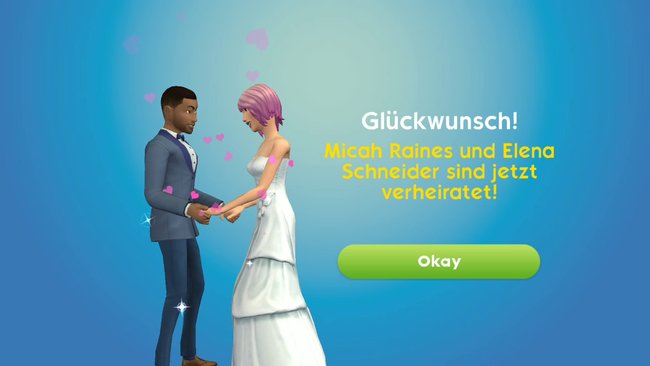 Juhu! Wir sind verheiratet!