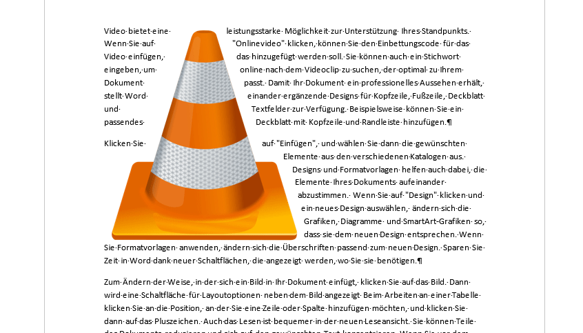 Text Um Bild Fliessen Lassen Word