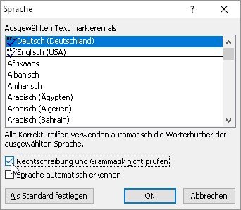 word-rechtschreibung-nicht-pruefen