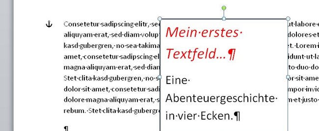 In Word ein Textfeld einfügen – so geht’s