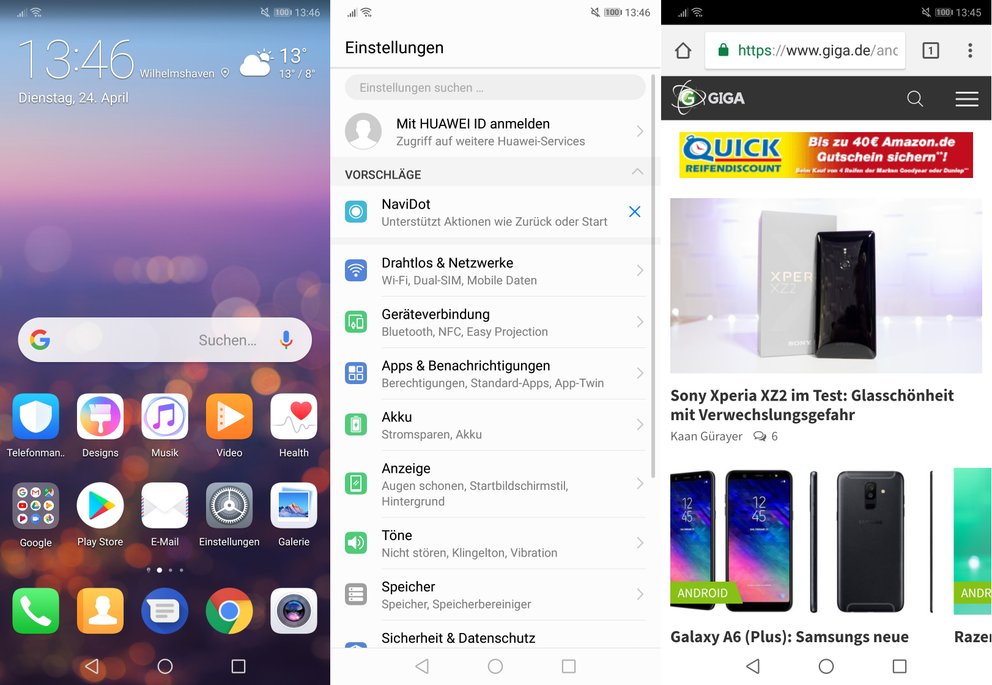 Tipp 16 zum Huawei P20 (Pro) Screenshot machen