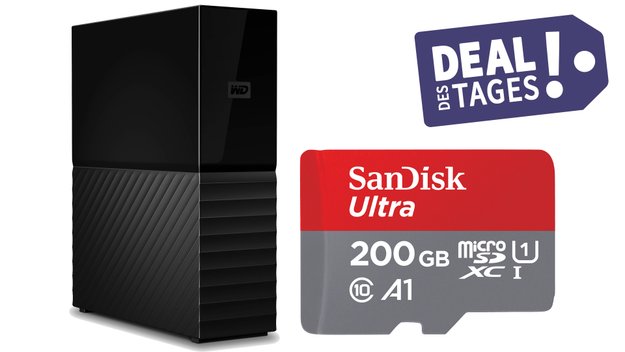 Speicher zum Schnäppchenpreis: SanDisk Ultra microSD-Karte mit 200 GB & mehr