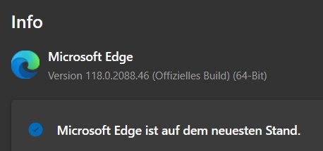 Microsoft Edge: Version herausfinden & Update anstoßen