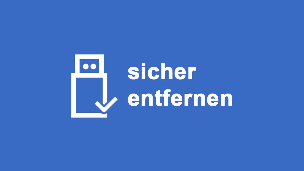 Hardware sicher entfernen (auch wenn Symbol fehlt) so geht's