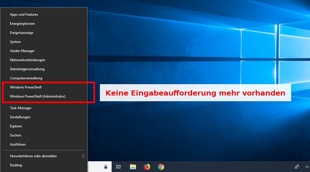 Kommandozeile Windows 10